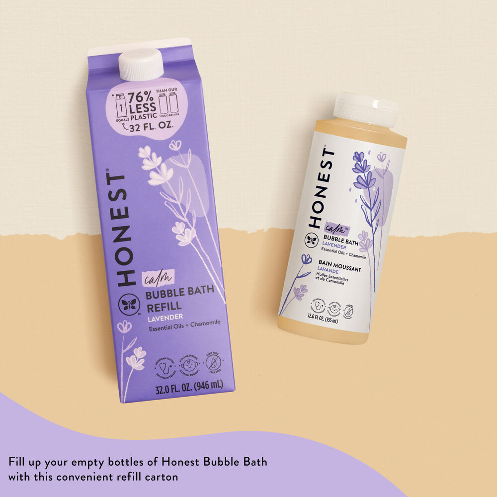 Bubble Bath, Carton Refill, Lavender